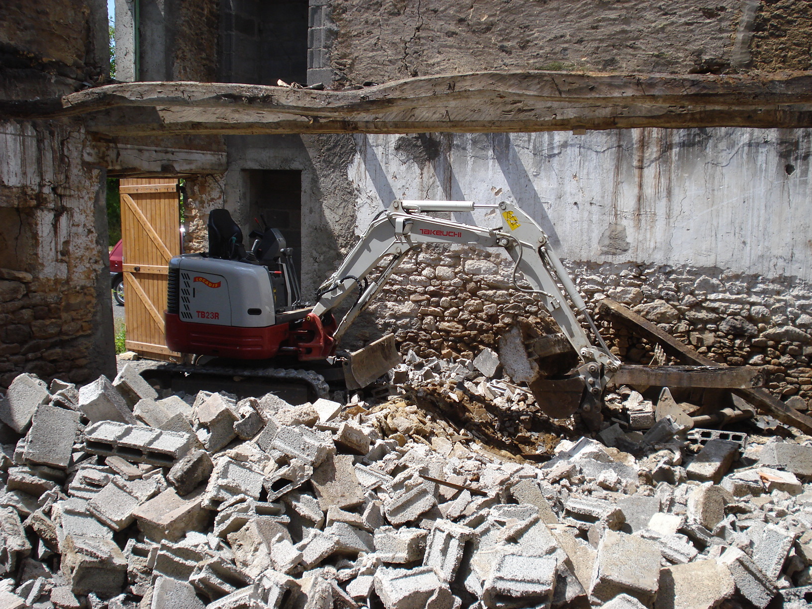 Démolition à Manosque