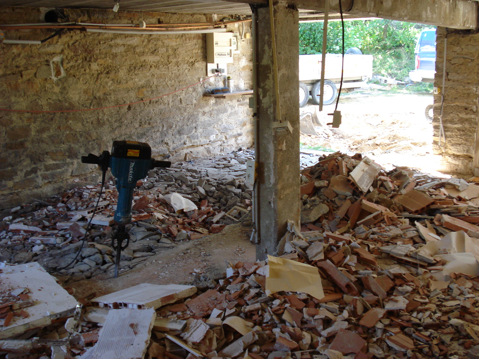 Démolition à Manosque
